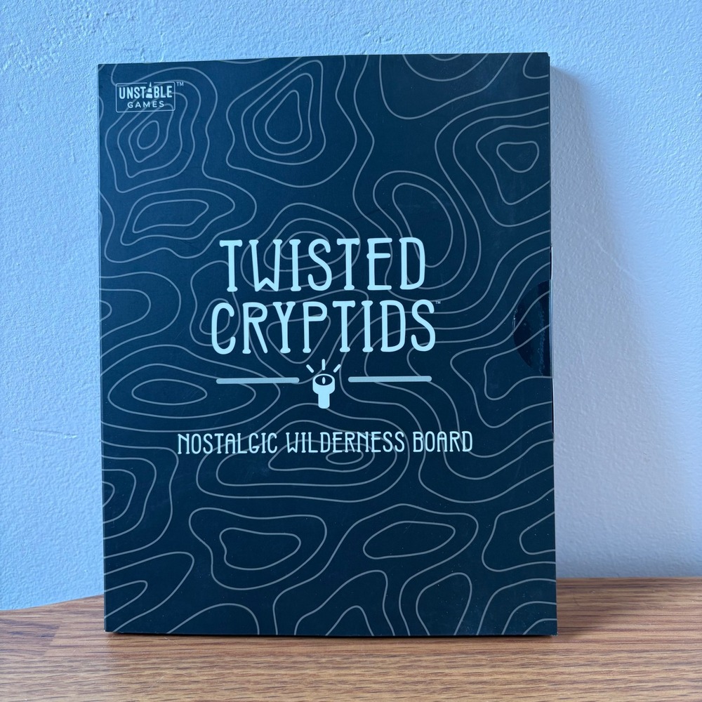 Unstable Games Twisted Cryptids Nostalgic Wilderness Board Black New Accessory